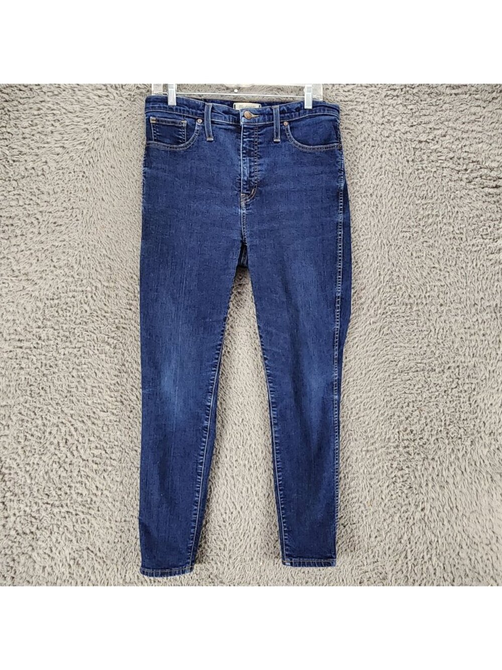 Madewell Jeans Womens 31 Blue Stretch Denim High Rise Skinny *Read*